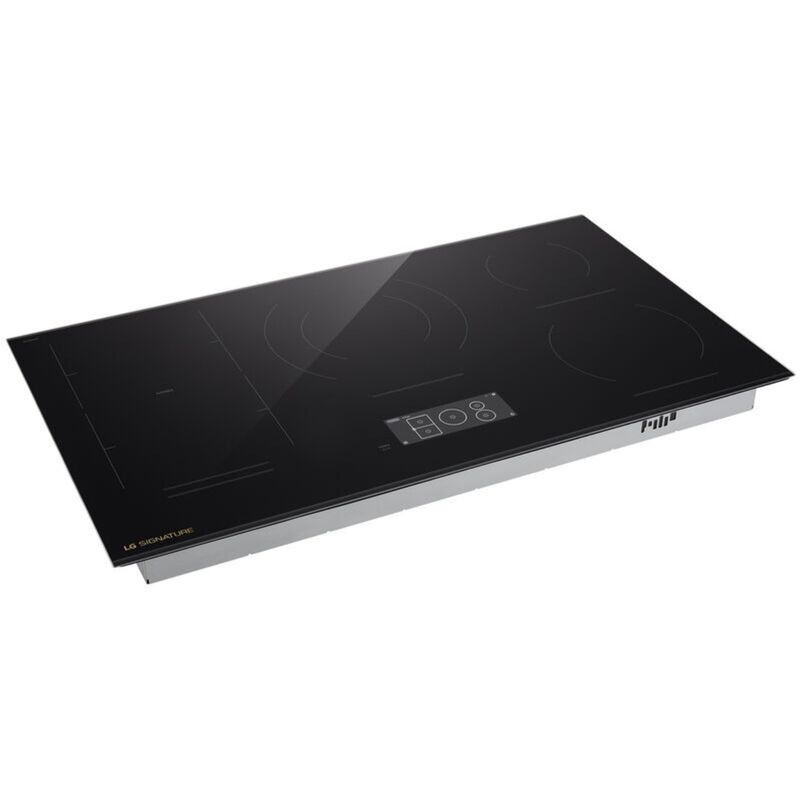 LG SIGNATURE 36 in. 5-Burner Smart Induction Cooktop with Simmer Burner & Power Burner - Black, , hires