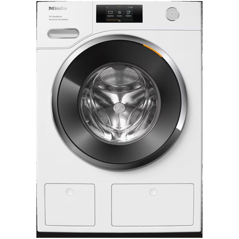 Miele 24 in. 2.26 cu. ft. Smart Stackable Front Load Washer with Sanitize & Steam Cycle - Lotus White, , hires