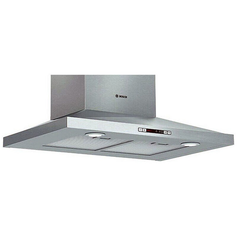 Bosch 300 Series 30 in. Convertible Chimney Style Range Hood with 300 CFM, 3 Fan Speeds & 2 LED Lights - Stainless Steel, , hires