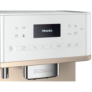 Miele CM 6360 MilkPerfection Countertop Coffee Machine - Lotus white, Lotus White, hires