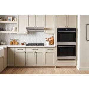 Whirlpool 30 in. 10 cu. ft. Smart Top Control Electric Double Wall Oven with Standard Convection - Fingerprint Resistant Stainless, , hires