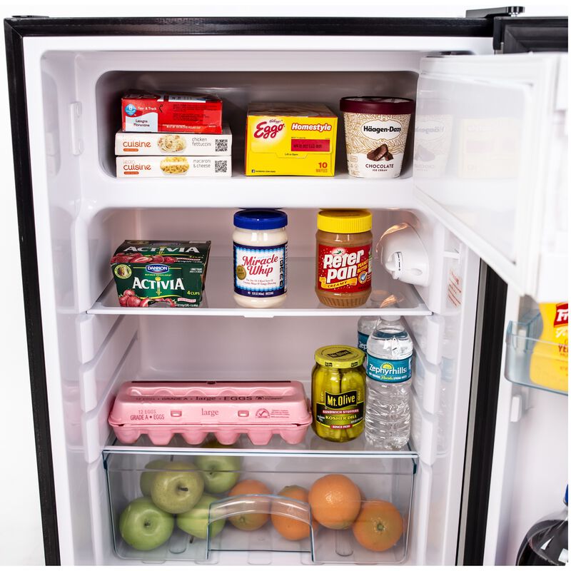 Avanti 21 in. 4.5 cu. ft. Mini Fridge with Freezer Compartment - Stainless Steel, , hires