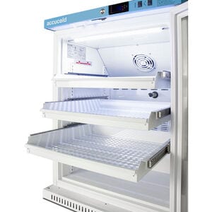 Summit Pharma-Vac Series 24 in. 6.0 cu. ft. Compact Freezerless Refrigerator for Medical Use with Tempered Glass Door - White, , hires