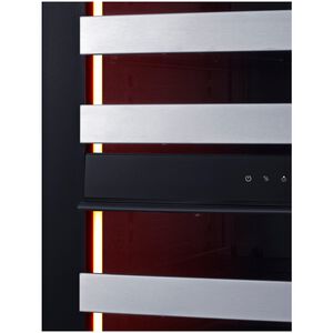 Summit 24 in. Undercounter Right-Hinged Wine Cooler with Metal Racks, Dual Temperature Zones & 48 Bottle Capacity - Custom Panel Ready, , hires