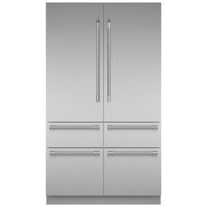 Thermador Freedom Collection 48 in. Built-In 27.7 cu. ft. Smart Counter Depth 6-Door French Door Refrigerator with Internal Water Dispenser - Stainless Steel, Stainless Steel, hires