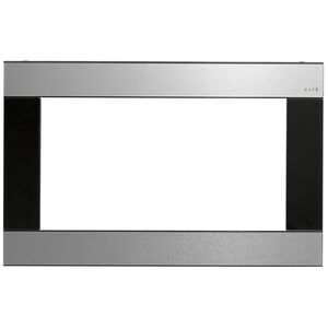 Cafe 30 in. Built-In Trim Kit for Microwaves - Platinum Glass, , hires