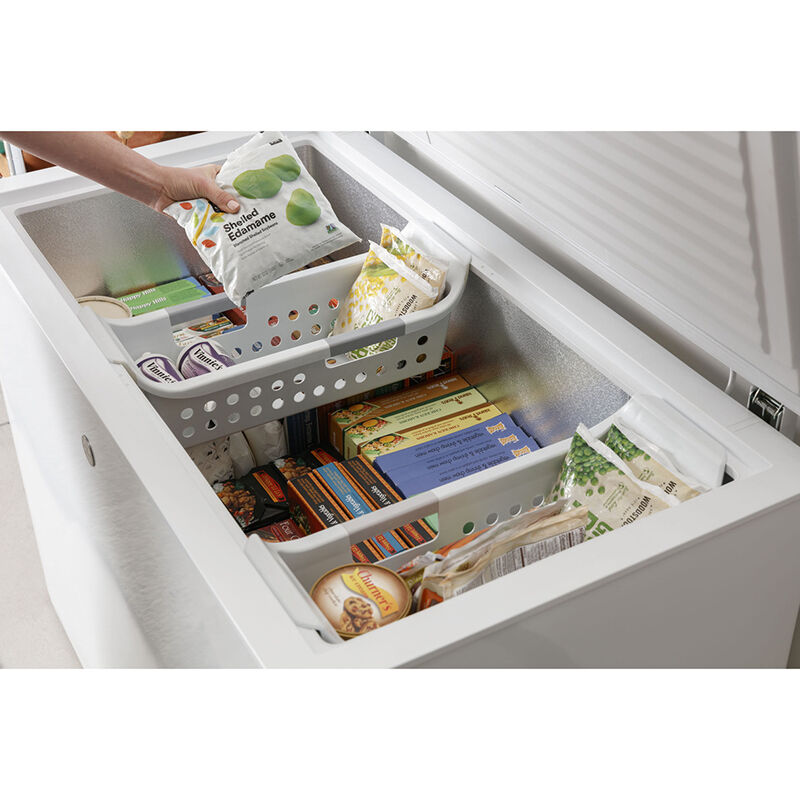 GE 44 in. 10.7 cu. ft. Garage-Ready Chest Freezer - White | P.C.