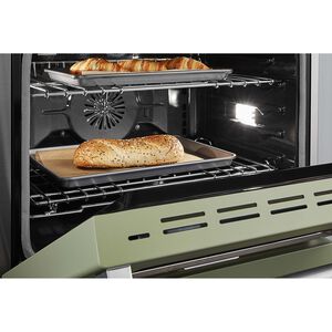 KitchenAid 30 in. 4.1 cu. ft. Smart Convection Oven Freestanding Gas Range with 4 Sealed Burners - Avocado Cream, , hires