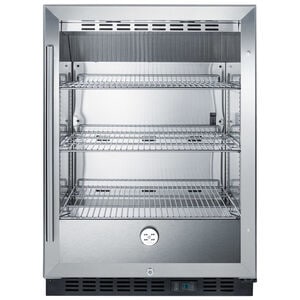 Summit 24 in. 5.0 cu. ft. Built-In Beverage Center with Adjustable Shelves & Digital Control - Stainless Steel, , hires