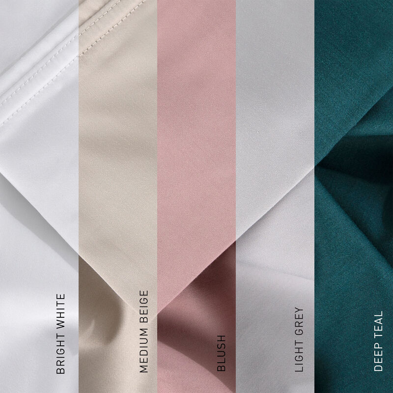 BedGear Hyper-Cotton Split King Size Sheet Set (Ideal for Adj. Bases) - Light Grey, , hires
