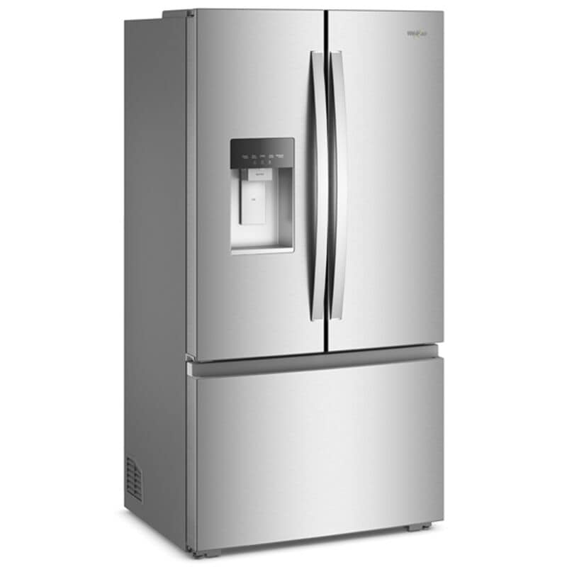Whirlpool 36 in. 23.4 cu. ft. Smart Counter Depth French Door Refrigerator with Ice & Water Dispenser - Fingerprint Resistant Stainless Steel, , hires