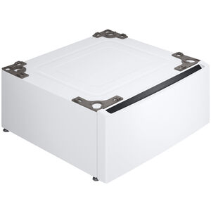 LG 27 in. Pedestal Storage Drawer with Basket - White, , hires