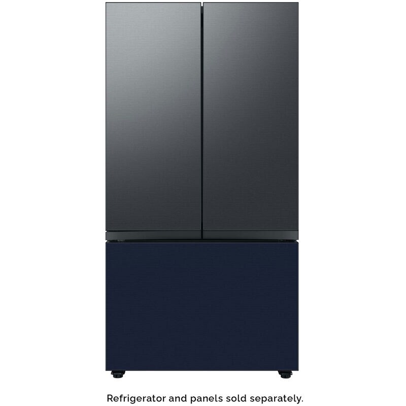Samsung BESPOKE 3-Door French Door Top Panel for Refrigerators - Matte Black Steel, , hires