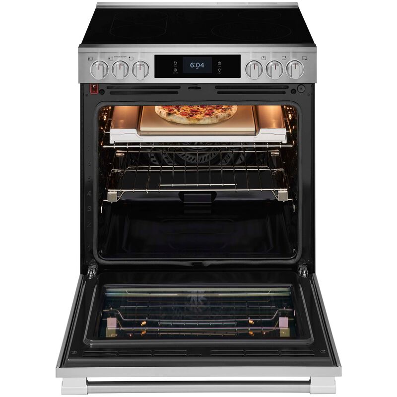 Frigidaire Professional 30 in. 6.2 cu. ft. Smart Air-Fry True European Convection Steam Oven Electric Range with Smoothtop Burners - Stainless Steel, , hires