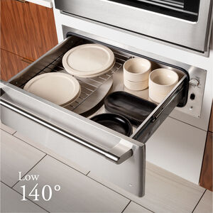 Cafe 30 in. 1.9 cu. ft. Warming Drawer with Humidity Control - Stainless Steel, Stainless Steel, hires