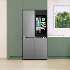 Samsung Bespoke 36 in. 22.5 cu. ft. Smart Counter Depth 4-Door French Door Refrigerator with Internal Water Dispenser - Fingerprint Resistant Stainless Steel, Fingerprint Resistant Stainless, hires