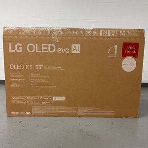 LG - 55" Class C5 Series OLED evo 4K UHD Smart webOS TV (Open Box Good Condition), , hires