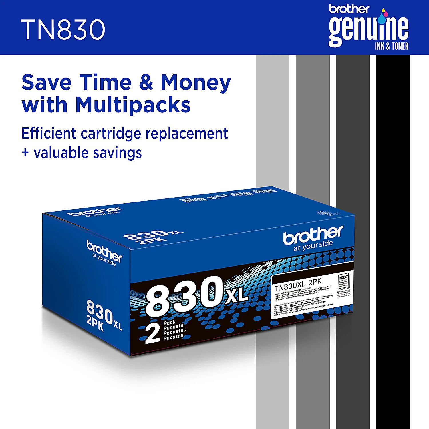 Brother TN830 Black Toner Cartridge | P.C. Richard & Son