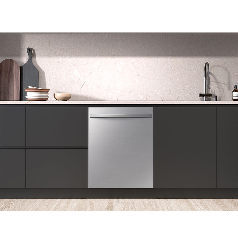 Samsung 24 in. Built-In Dishwasher with Top Control, 51 dBA Sound Level, 15 Place Settings, 4 Wash Cycles & Sanitize Cycle - Stainless Steel, , hires