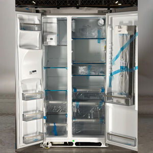 Frigidaire Professional 36 in. 22.3 cu. ft. Counter Depth Side by Side Refrigerator with Ice & Water Dispenser - Stainless Steel (Open Box Good Condition), , hires
