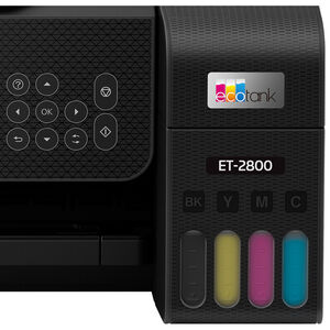 Epson - EcoTank ET-2800 Wireless Color All-in-One Inkjet Cartridge-Free Supertank Printer - Black, , hires