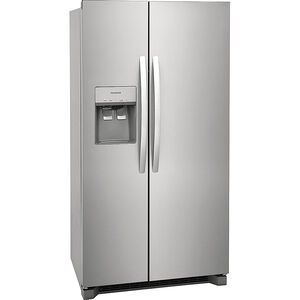Frigidaire 36 in. 22.3 cu. ft. Counter Depth Side by Side Refrigerator with Ice & Water Dispenser - Stainless Steel, , hires