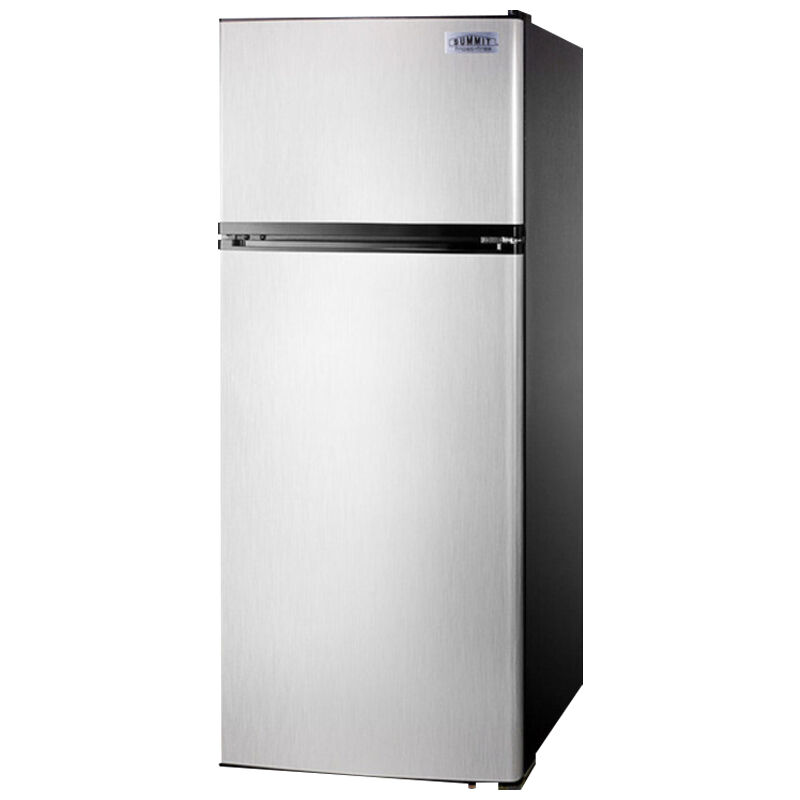 Summit 24 in. 10.3 cu. ft. Counter Depth Top Freezer Refrigerator - Stainless Steel, , hires