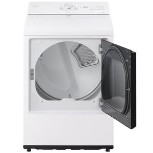LG 27 in. 7.3 cu. ft. Smart Gas Dryer with AI Sensor Dry - Alphine White, Alpine White, hires