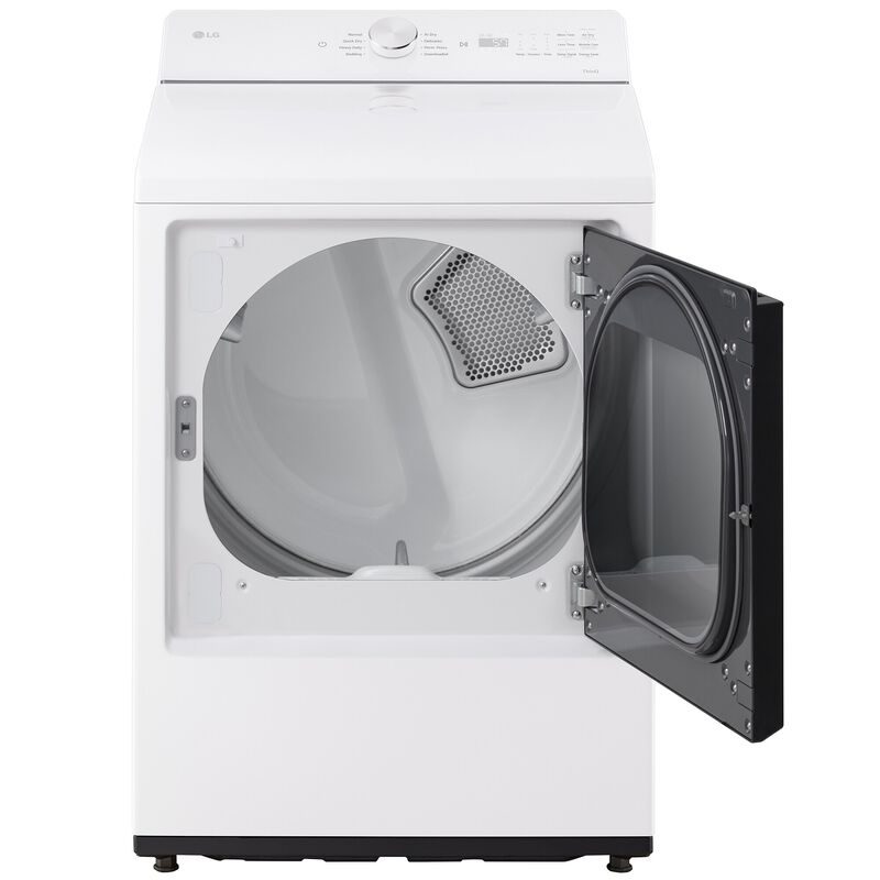 LG 27 in. 7.3 cu. ft. Smart Gas Dryer with AI Sensor Dry - Alphine White, Alpine White, hires