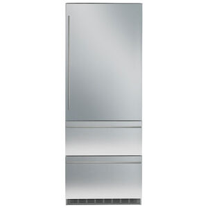 Liebherr 30 in. 14.1 cu. ft. Built-In Counter Depth Bottom Freezer Refrigerator with Ice Maker - Custom Panel Ready, , hires