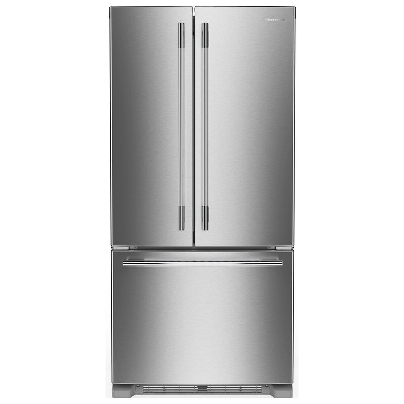 KitchenAid 33 in. 22.1 cu. ft. French Door Refrigerator with Internal Water Dispenser - Stainless Steel with PrintShield Finish, , hires