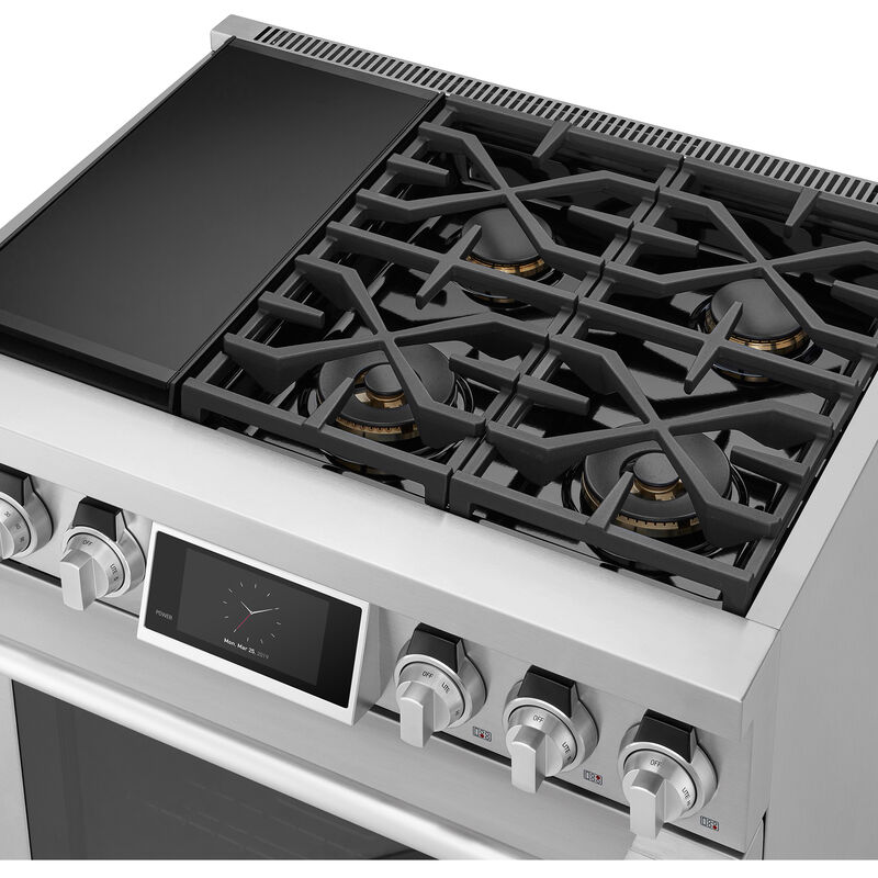36-inch Dual-Fuel Pro Range with Sous Vide and Induction