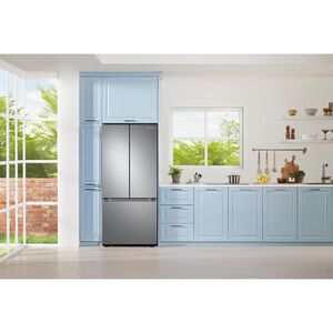 Samsung 30 in. 22.1 cu. ft. Smart French Door Refrigerator with Ice Maker - Fingerprint Resistant Stainless Steel, , hires