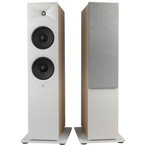 JBL Stage 280F 2.5 Way Dual 8 in. (200 mm) Floorstanding Loudspeaker - Latte, Latte, hires
