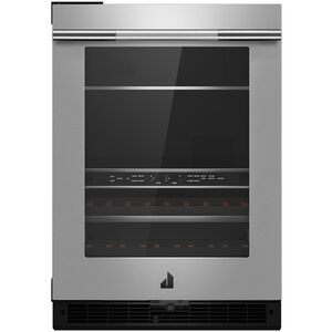 JennAir Rise Series 24 in. 5.0 cu. ft. Built-In Beverage Center with Fixed Shelves & Digital Control - Stainless Steel, , hires