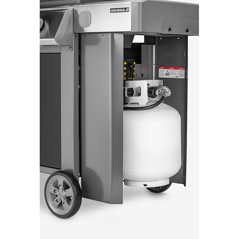 Weber Genesis Ii E 335 3 Burner Propane Gas Grill Black P C Richard Son