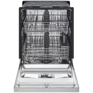 LG 24 in. Front Control Dishwasher with 52 dBa Sound Level, Dynamic Dry & Pocket - Stainless Steel Look, Stainless Steel Look, hires
