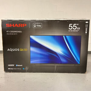 Sharp - 55" Class QLED 4K UHD Smart TiVo Os TV (Open Box Good Condition), , hires