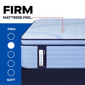 Sealy Plainfield Posturepedic Plus Firm Euro Top Innerspring Twin Size Mattress, , hires