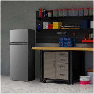 Avanti 22 in. 7.5 cu. ft. Top Freezer Refrigerator - Stainless Steel, , hires