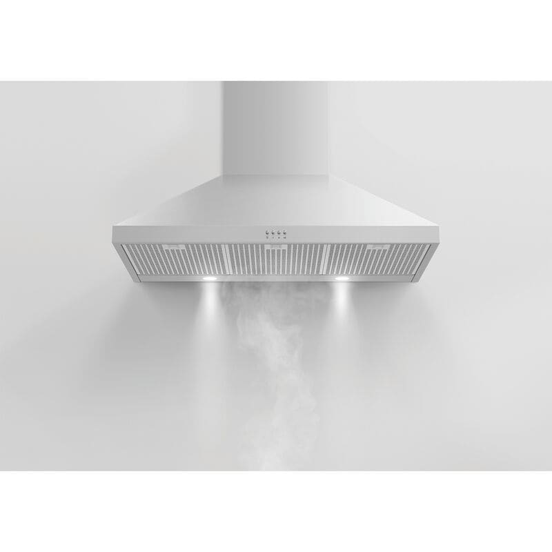 Fisher & Paykel Series 7 36 in. Convertible Chimney Style Range Hood with 600 CFM, 3 Fan Speeds & 2 LED Lights - Stainless Steel, , hires