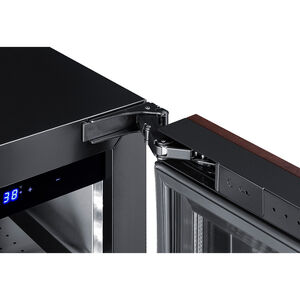 Summit 15 in. Built-In/Freestanding 1.8 cu. ft. Compact Beverage Center with Adjustable Shelves & Digital Control - Custom Panel Ready, , hires