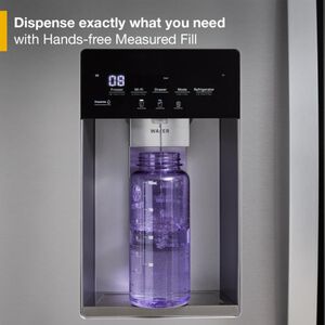 Whirlpool 36 in. 23.4 cu. ft. Smart Counter Depth French Door Refrigerator with Ice & Water Dispenser - Fingerprint Resistant Stainless Steel, , hires