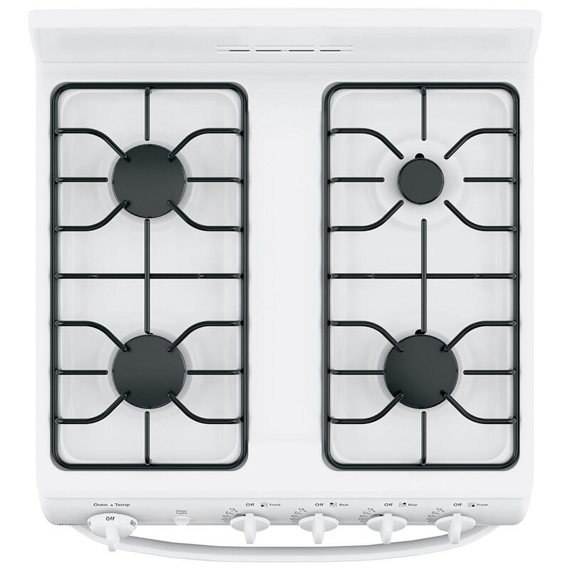 Hotpoint 24 in. 2.9 cu. ft. Gas Range with 4 Sealed Burners - White, , hires