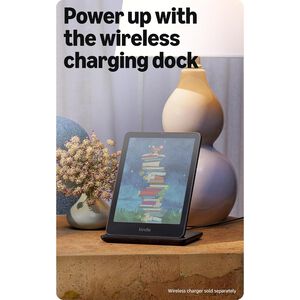 Amazon Kindle Colorsoft Signature Edition (32 GB) With color display, auto-adjusting front light, wireless charging, and long battery life - Metallic Black, , hires