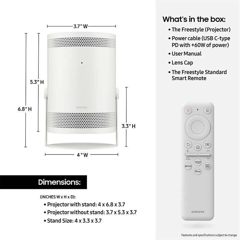 MISC Ultra-Portable Rechargeable Desktop Air White Plastic Remote Control
