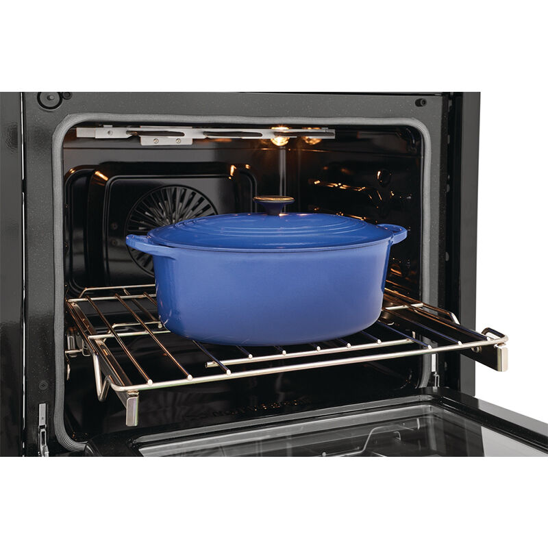 Frigidaire Gallery 27 in. 3.8 cu. ft. Steam Electric Single Wall Oven with True European Convection - Black Stainless, Black Stainless, hires