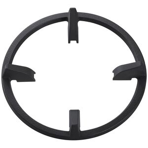 Samsung 30 in. 6 cu. ft. Smart Air Fry True European Convection Double Oven Gas Range with 5 Sealed Burners & Griddle - Black Stainless, Black Stainless, hires