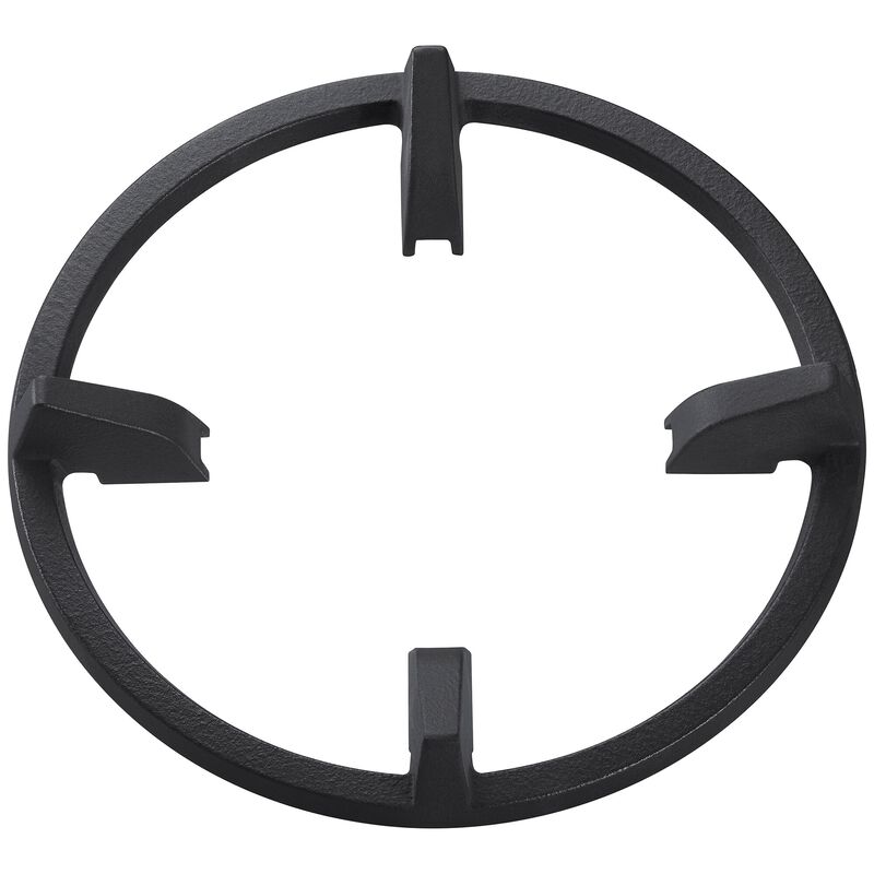 Samsung 30 in. 6 cu. ft. Smart Air Fry True European Convection Double Oven Gas Range with 5 Sealed Burners & Griddle - Black Stainless, Black Stainless, hires