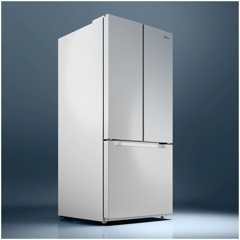 Midea 30 in. 18.4 cu. ft. French Door Refrigerator - White, White, hires